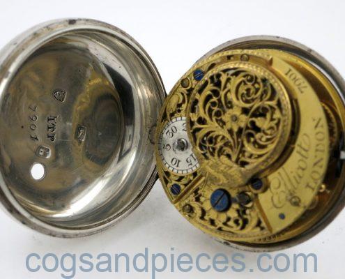 Spanish dial on Ellicott watch