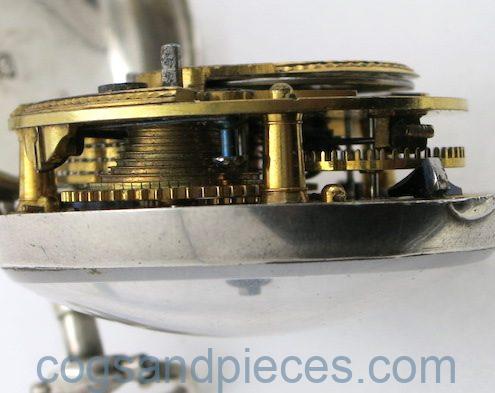 Spanish dial on Ellicott watch