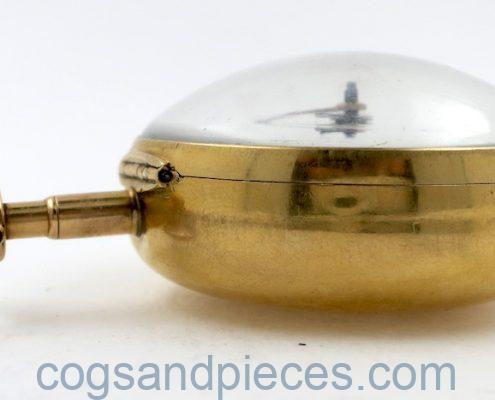 Gold pair cased verge by Thomas Laidlaw