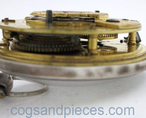 Automaton dial with naval scene