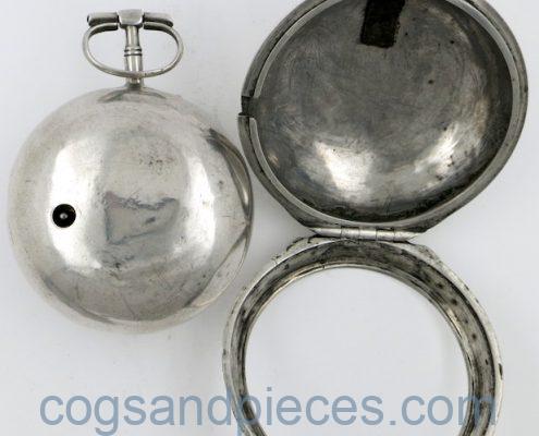 Silver champleve dial