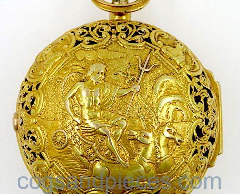 Gold repousse repeater