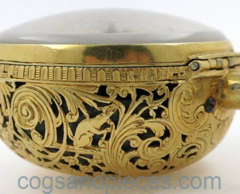 Gold repousse repeater