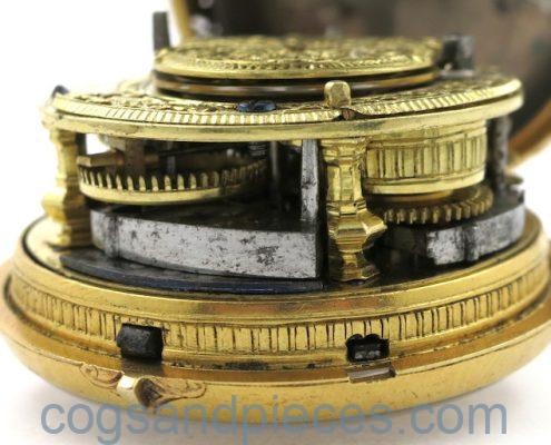 Gold repousse repeater