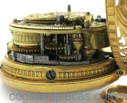 Gold repousse repeater