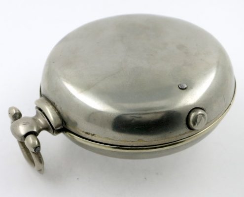 Silver pair cases, name dial