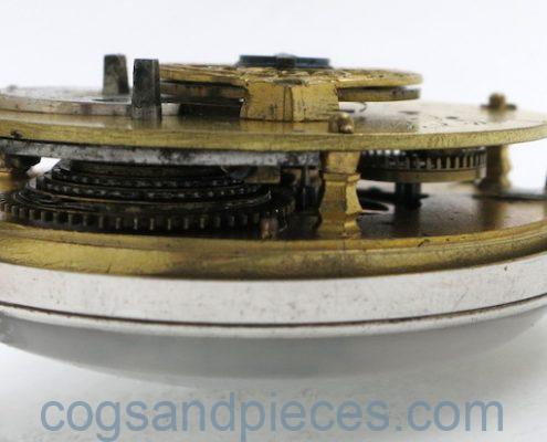 Automaton polychrome dial