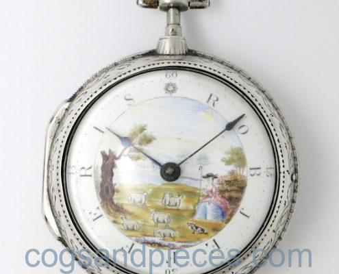 verge watch polychrome dial