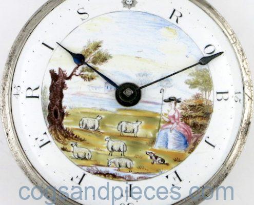 verge watch polychrome dial