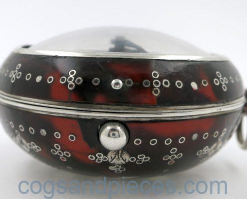 Tortoiseshell pair cased verge