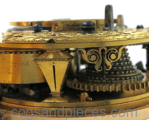 Gold repousse pair cases