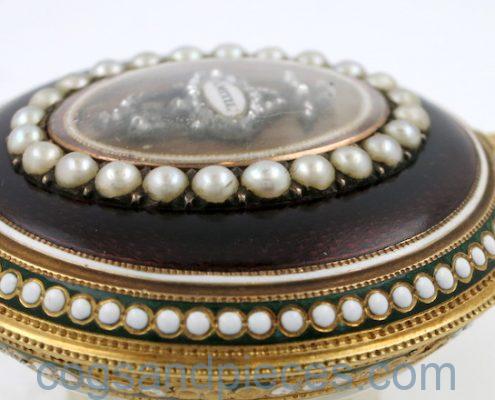 Momento Mori verge pocket watch