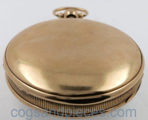 Gold repeating cylinder pocket watch
