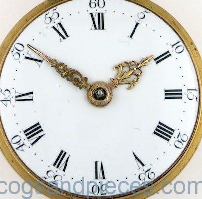Glasgow gold repousse pair cased verge