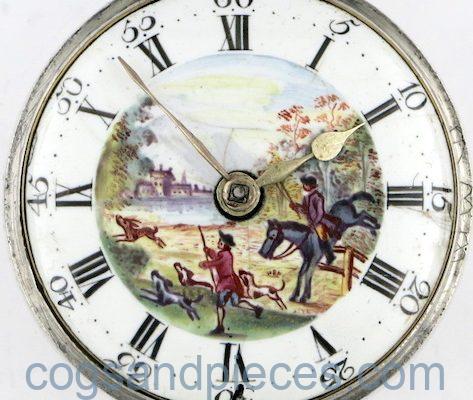 London polychrome dial verge
