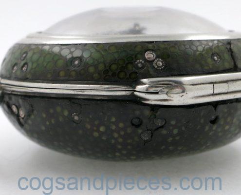 Early Dutch watch with mock pendulum balance