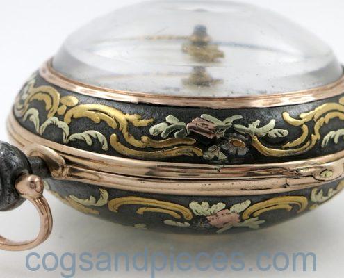 Steel & gold case verge