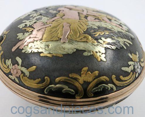 Steel & gold case verge