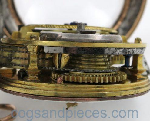 Steel & gold case verge