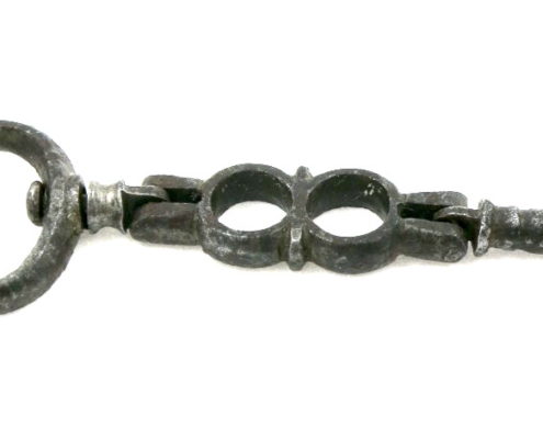 Steel crank watch key