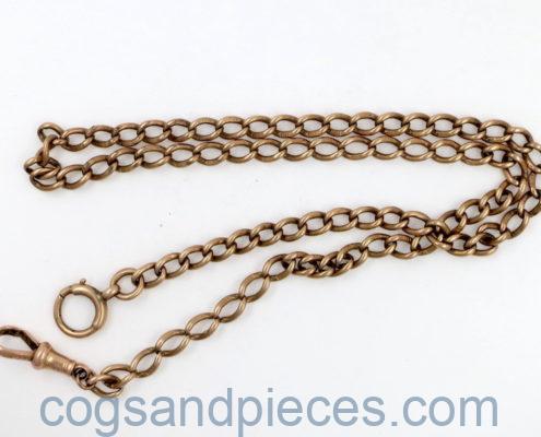 Rose gold watch chain