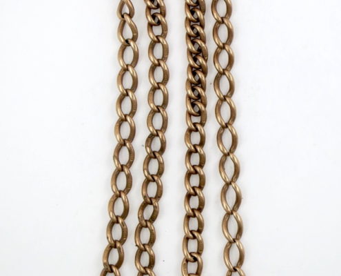 Rose gold watch chain