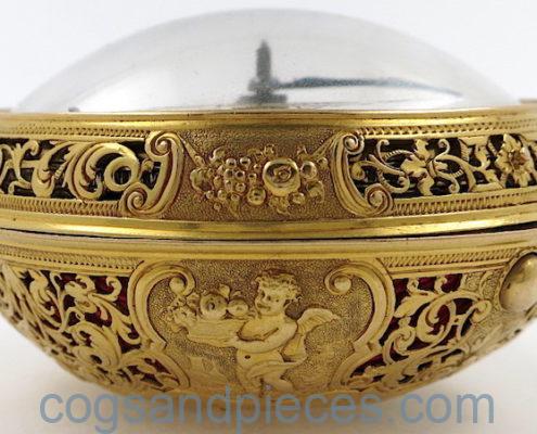 Gold repousse repeater