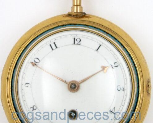 Gold enamel verge