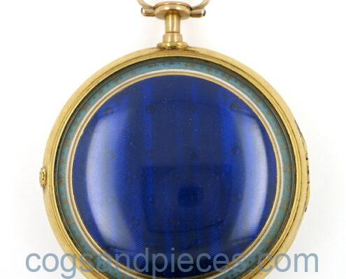 Gold enamel verge