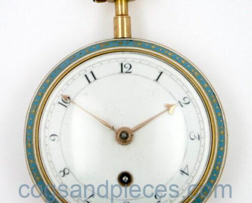Gold enamel verge