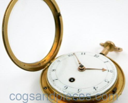 Gold enamel verge
