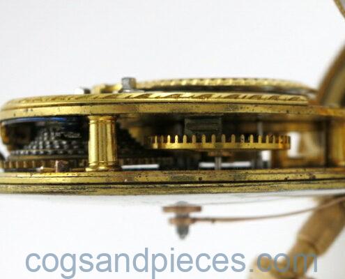 Gold enamel verge