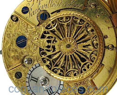 Gold enamel verge