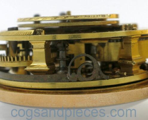 gold agate chatelaine