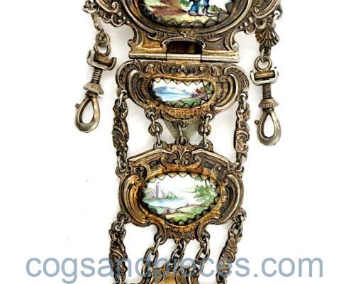 18thc watch chatelaine