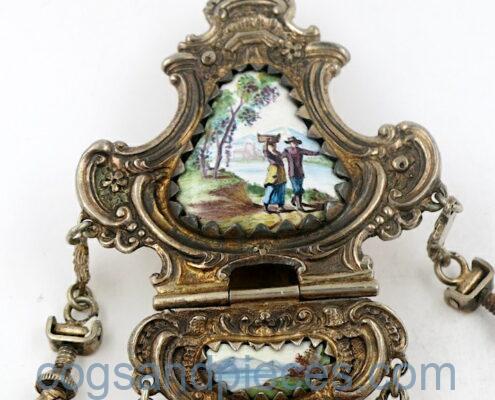 18thc watch chatelaine