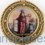 gold & enamel verge