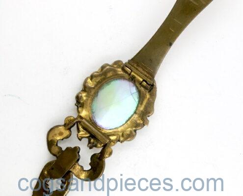 Gilt & enamel chatelaine
