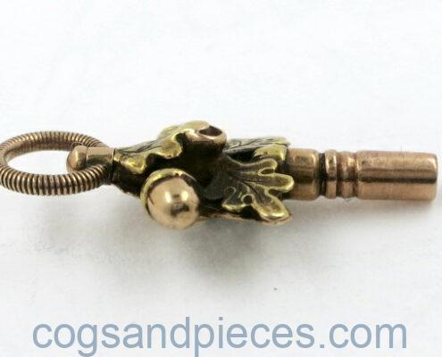 Antique Gold Watch Key