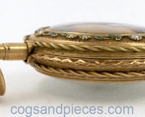 gold & enamel verge