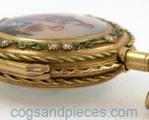 gold & enamel verge