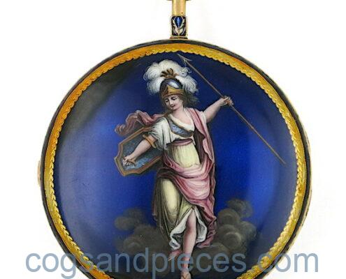 gold and enamel verge