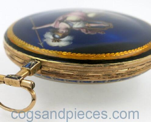 gold and enamel verge