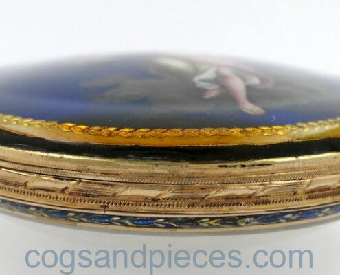 gold and enamel verge