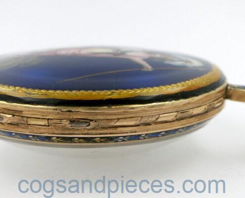 gold and enamel verge