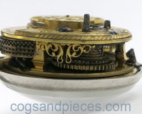 Silver repousse pair cases