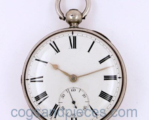 London silver cylinder watch