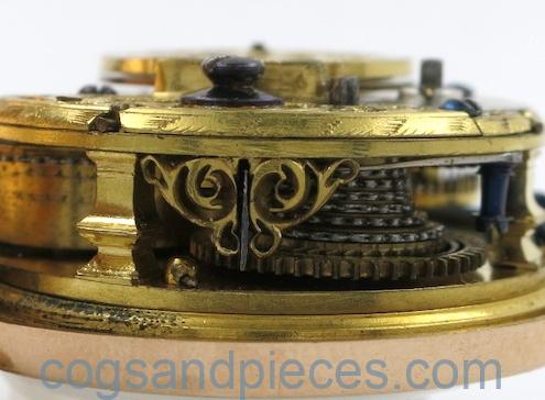 Gold repousse pair cases