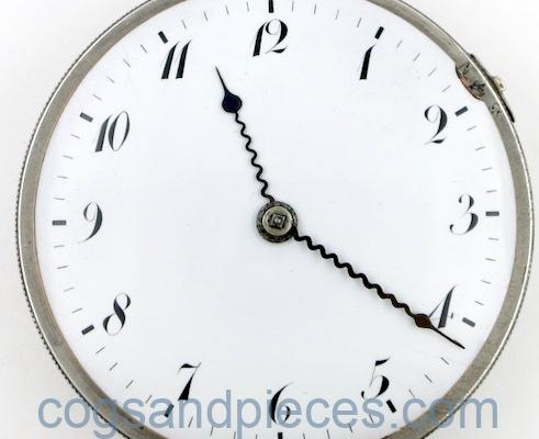 Swiss silver clockwatch