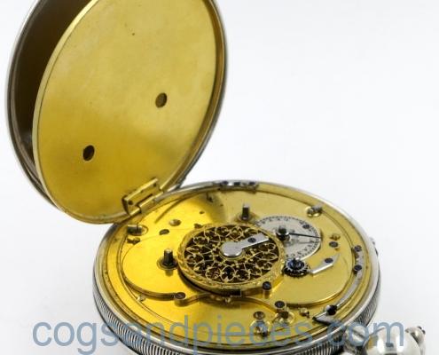 Swiss silver clockwatch